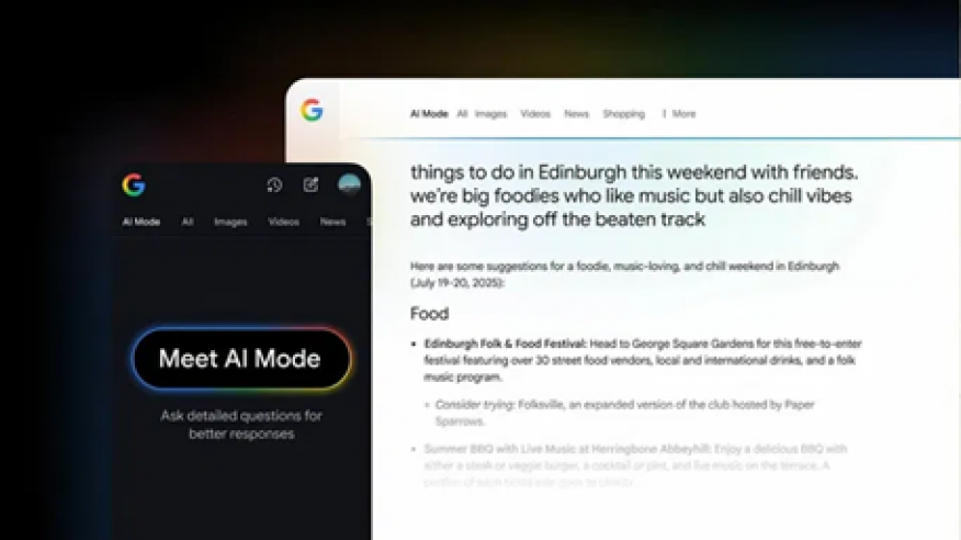A pesquisa da Google vai mudar com um novo separador que usa a IA do Gemini para te dar respostas. 